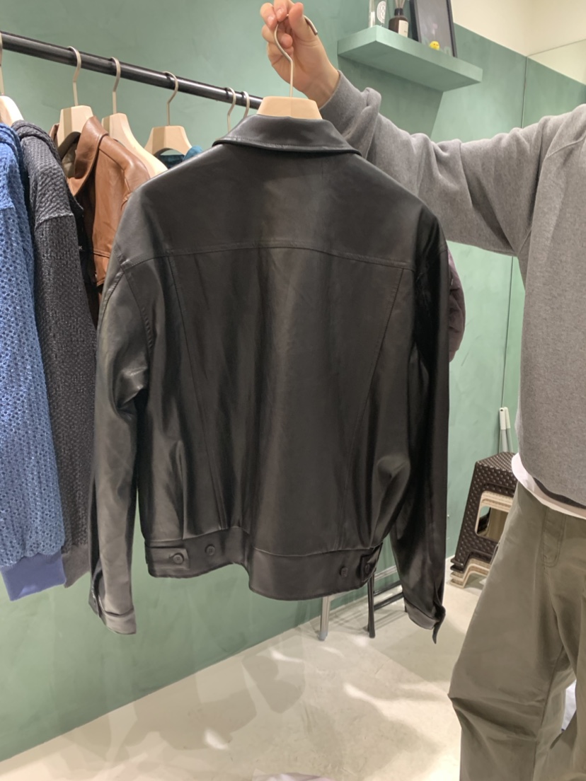 CALENDAR韓國直郵東大門實拍女裝新品時尚人氣休閑熱賣皮衣CALENDAR/DEED-男裝皮衣