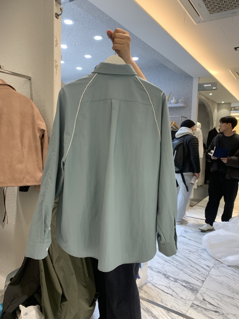LOAFER韓國直郵東大門實拍女裝新款時尚熱賣職業襯衫蕾絲衫CHAMP襯衫/蕾絲衫