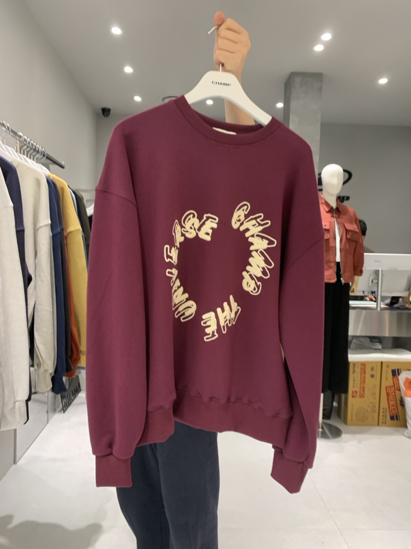 LOAFER韓國直郵女裝新品推薦時尚休閑人氣24春夏熱賣衛衣CHAMP衛衣圖色3