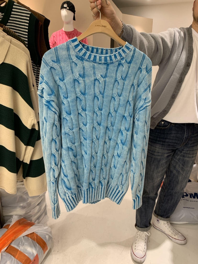 LAWLESS韓國直郵東大門代購女裝新品時尚休閑真品24春夏毛衣LAWLESS-男裝毛衣