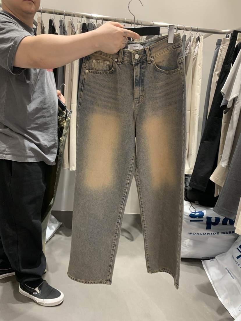 NOTEN韓國直郵東大門代購女裝新品時尚推薦休閑職業人氣牛仔褲NOTEN-男裝牛仔褲