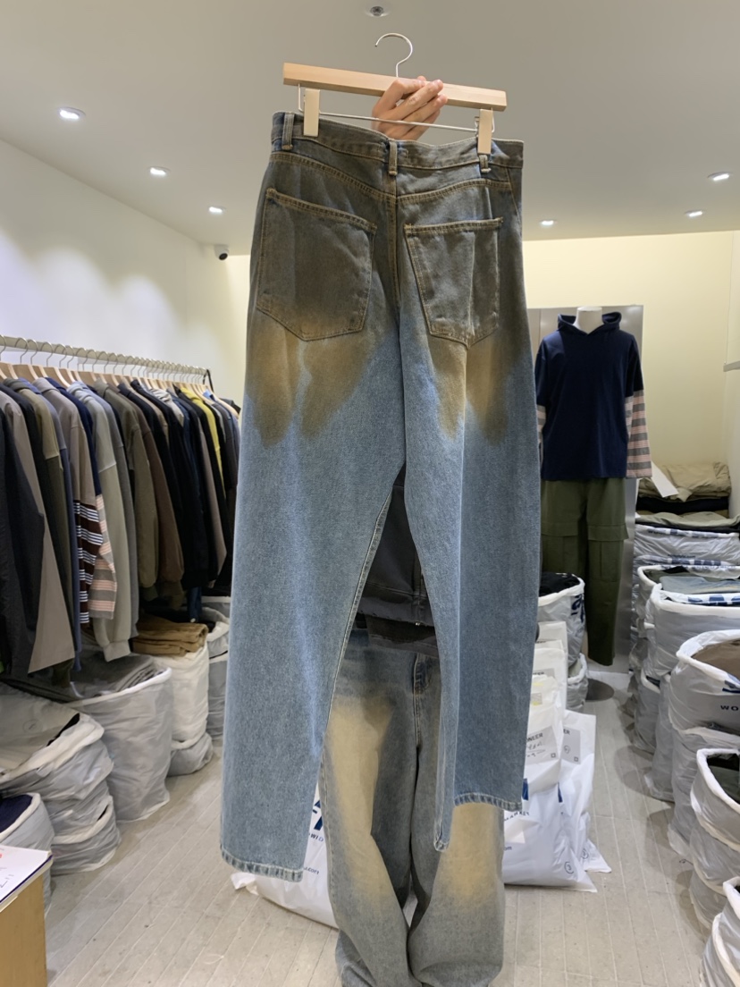 PIONEER直郵韓國代購女裝新品休閑熱賣人氣推薦24春夏牛仔褲PIONEER牛仔褲