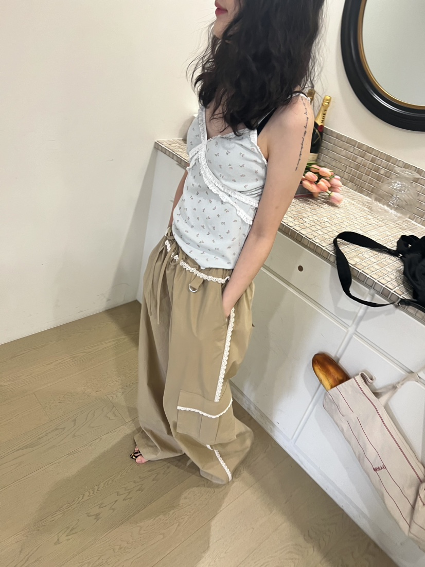 GINGER韓國直郵女裝新款24春夏時尚熱賣人氣職業真品休閑褲COCOMATON休閑褲