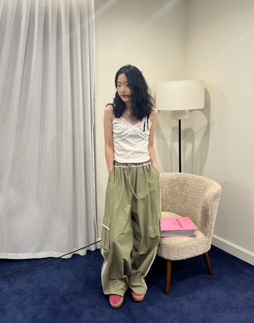 GINGER韓國直郵女裝新款24春夏時尚熱賣人氣職業真品休閑褲COCOMATON休閑褲