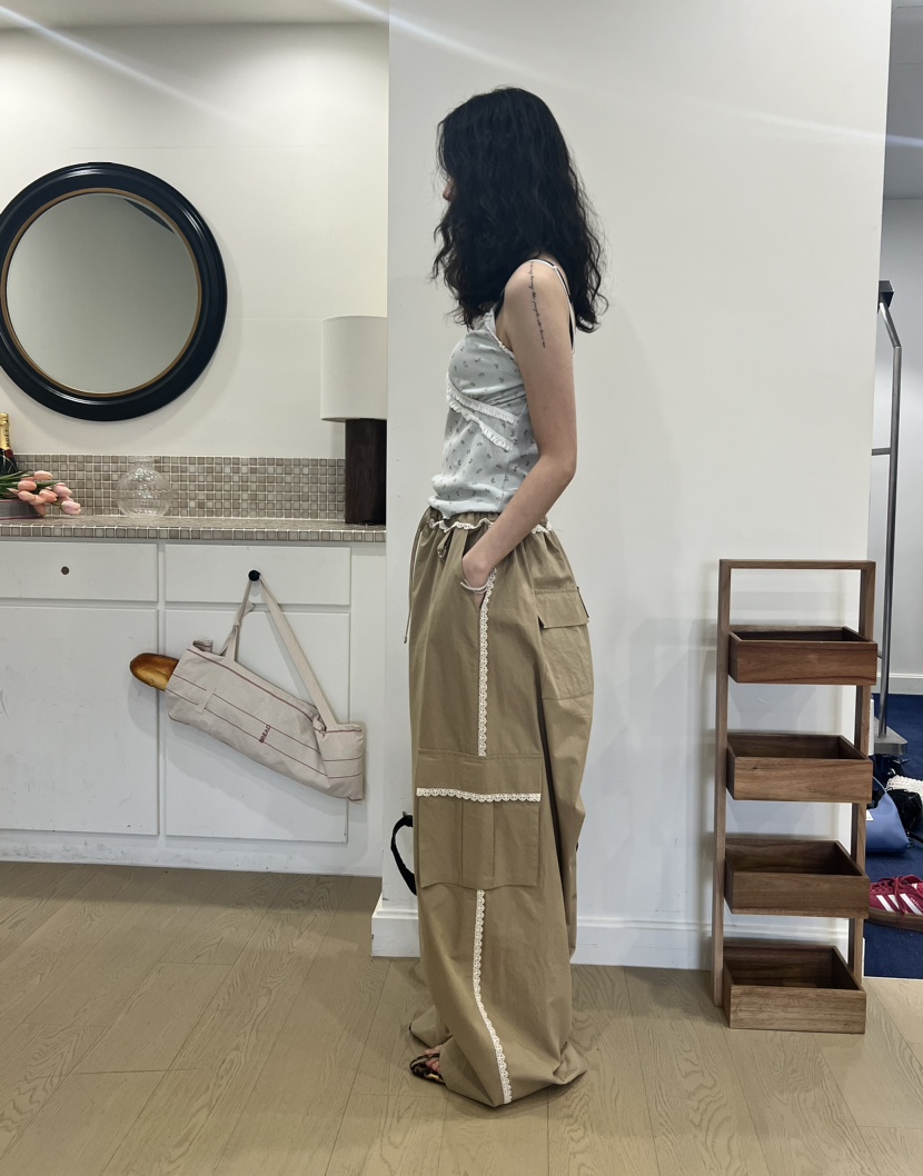 GINGER韓國直郵女裝新款24春夏時尚熱賣人氣職業真品休閑褲COCOMATON休閑褲