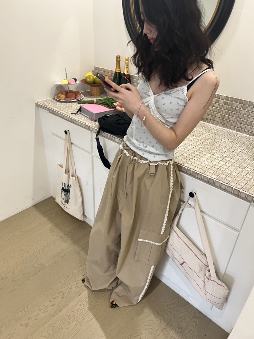 GINGER韓國直郵女裝新款24春夏時尚熱賣人氣職業真品休閑褲COCOMATON休閑褲