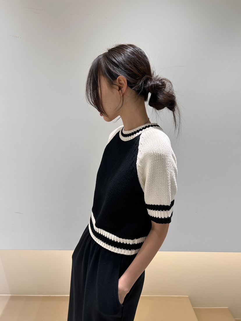 ME MO韓國直郵東大門代購女裝新品時尚24春夏熱賣針織衫ME MO針織衫