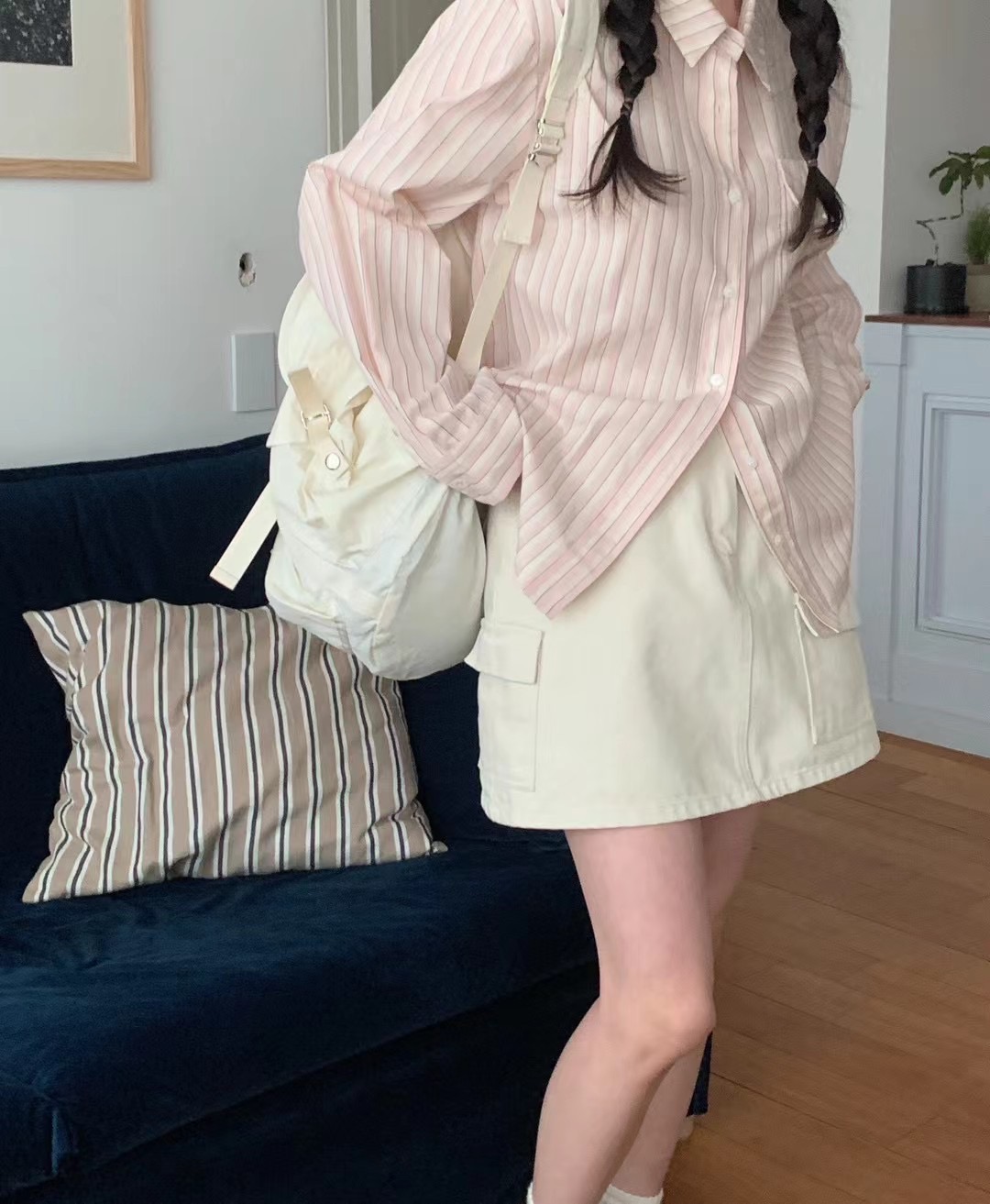 CALLMYNAME韓國直郵女裝新款熱賣休閑職業真品24春夏襯衫蕾絲衫Call my name襯衫/蕾絲衫