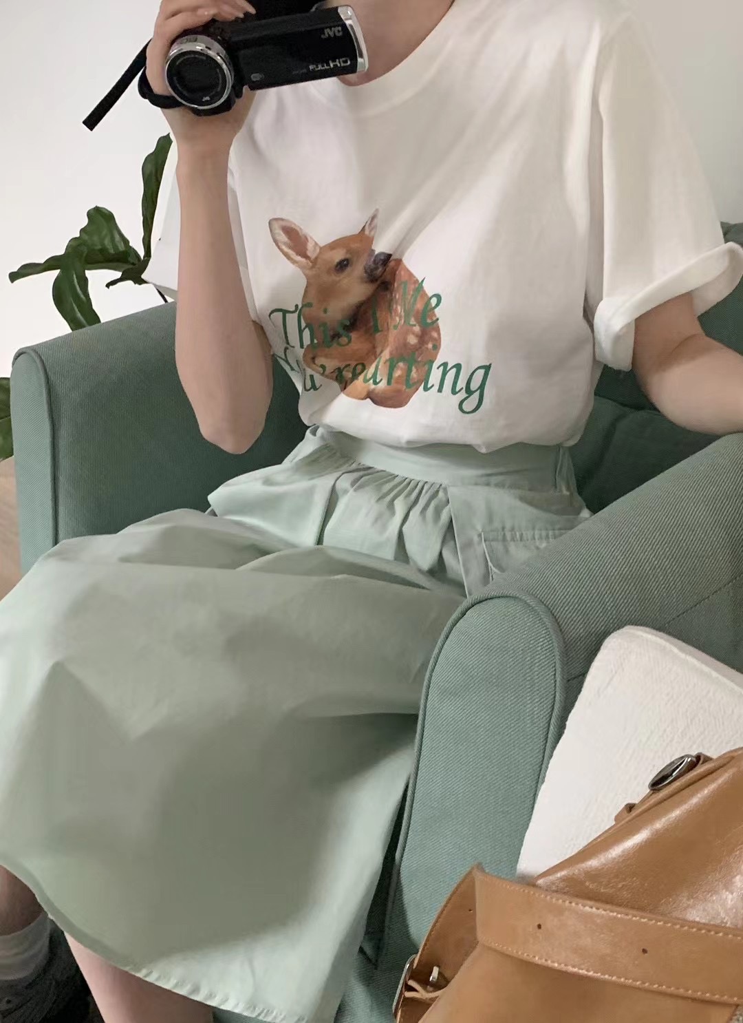 CALLMYNAME韓國直郵東大門實拍女裝新款24春夏熱賣職業T恤Call my nameT恤