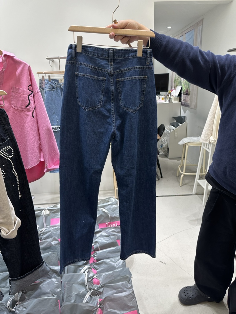 JOEL韓國直郵東大門代購女裝新品人氣休閑真品職業24春夏牛仔褲JOEL牛仔褲
