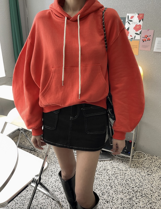 LEA韓國直郵女裝新款24春夏真品休閑時尚人氣熱賣衛衣兜帽이향衛衣圖色1