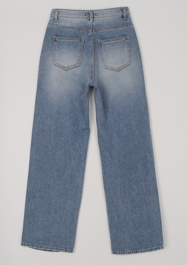 LEA直郵韓國代購女裝新款熱賣休閑24春夏職業推薦時尚牛仔褲이향牛仔褲