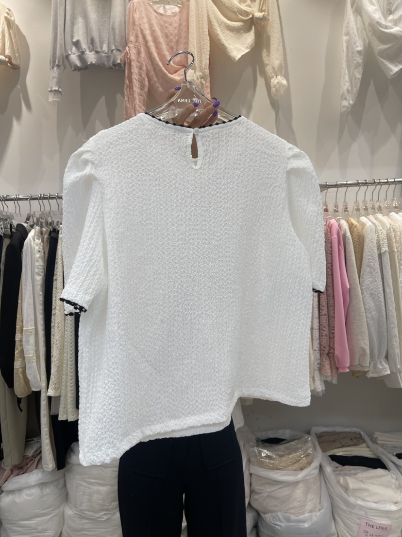 THE LENA韓國直郵東大門代購女裝新品時尚職業人氣襯衫蕾絲衫NWEOL襯衫/蕾絲衫