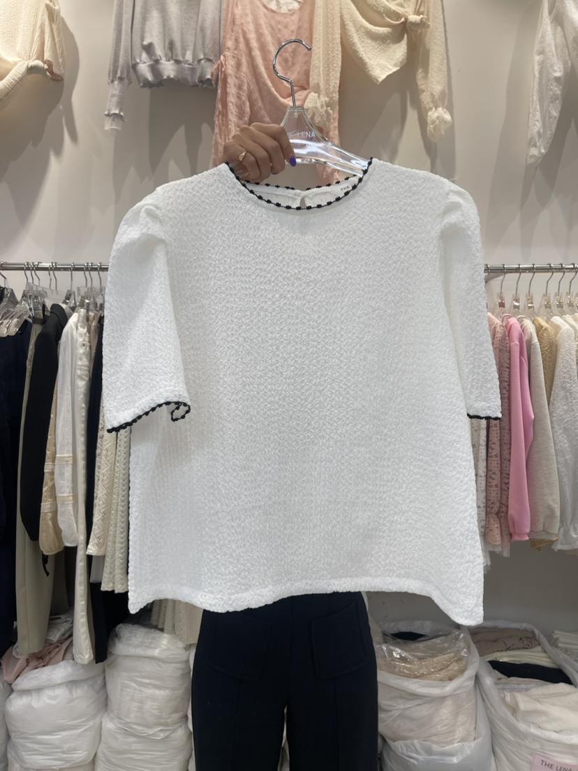 THE LENA韓國直郵東大門代購女裝新品時尚職業人氣襯衫蕾絲衫NWEOL襯衫/蕾絲衫