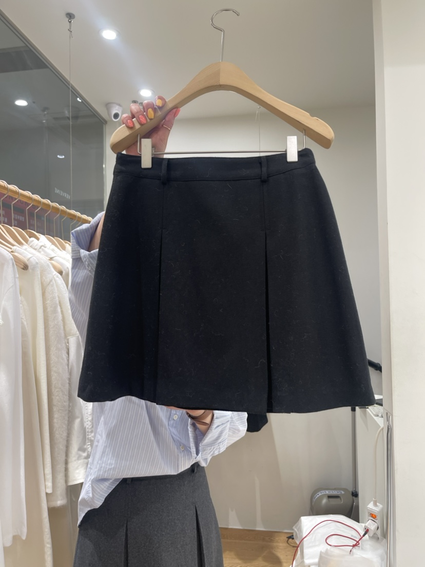 VERVEINE韓國直郵東大門實拍女裝新品職業休閑24春夏短裙VERVEINE短裙