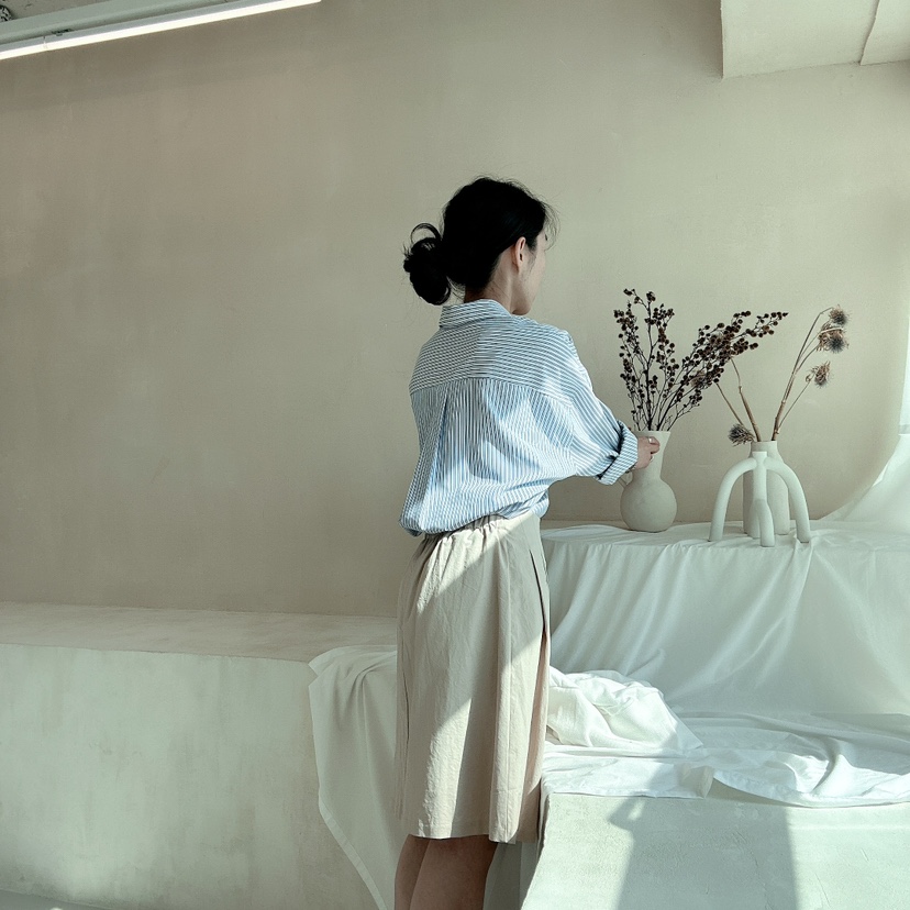 GORGEOUS直郵韓國代購女裝新款人氣時尚24春夏半身裙中短裙GORGEOUS半身裙/中短裙