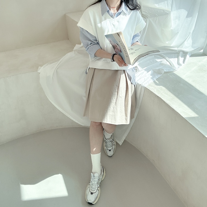 GORGEOUS直郵韓國代購女裝新款人氣時尚24春夏半身裙中短裙GORGEOUS半身裙/中短裙