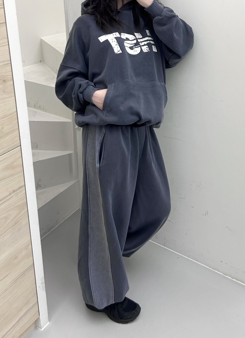 HESTORY韓國直郵東大門實拍女裝新品時尚休閑熱賣真品套裝連帽HESTORY套裝