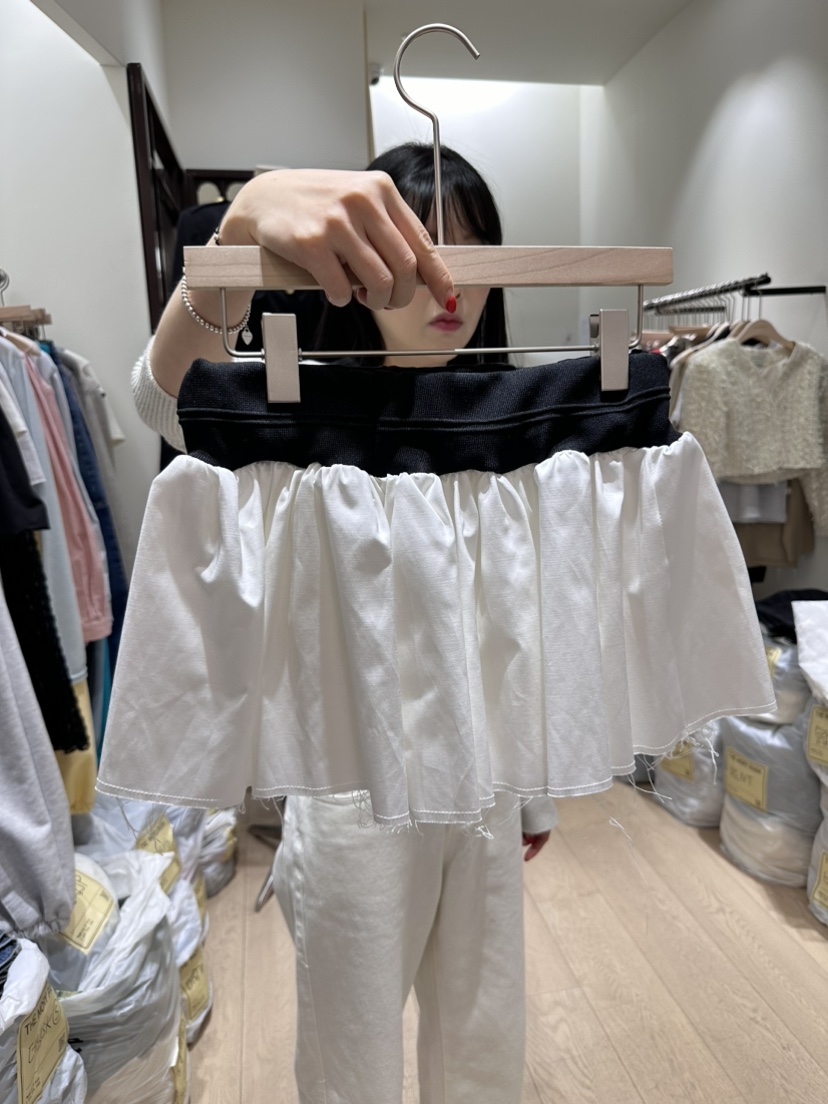 THE MORY PARK直郵韓國代購女裝新品熱賣真品時尚休閑短裙THE MORY PARK短裙