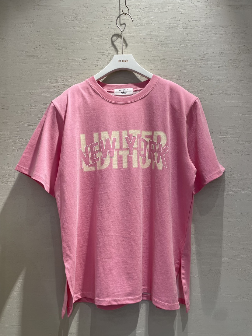 TIZZI韓國直郵東大門實拍女裝新品時尚熱賣職業休閑推薦T恤SEESTAR/hi highT恤圖色2