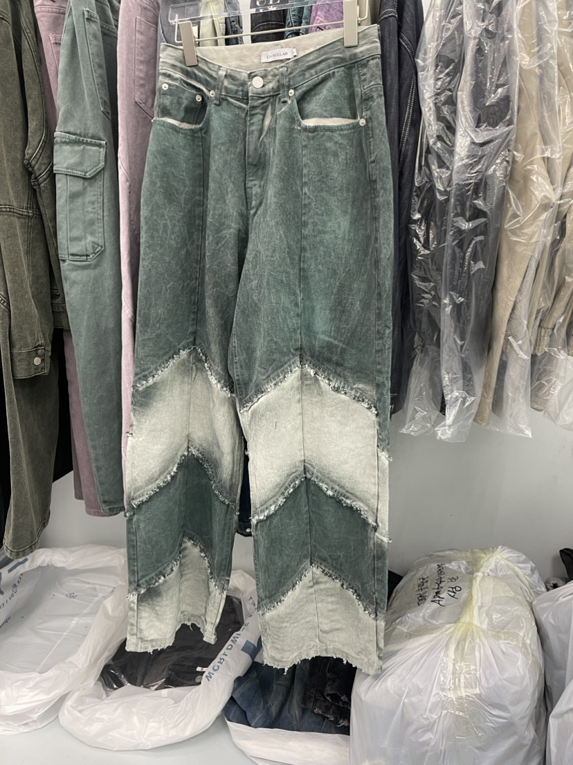 UNUSED,LAB直郵韓國代購女裝新款時尚真品推薦休閑人氣牛仔褲UNUSED,LAB牛仔褲圖色1