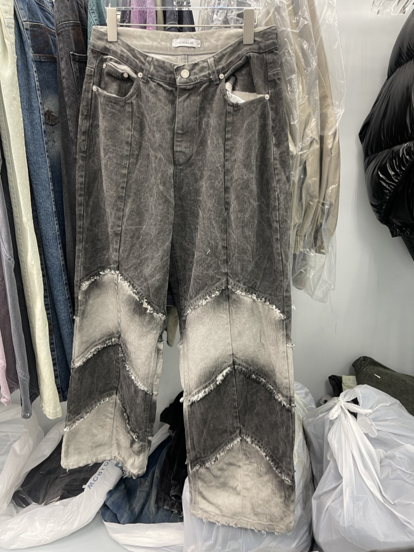 UNUSED,LAB直郵韓國代購女裝新款時尚真品推薦休閑人氣牛仔褲UNUSED,LAB牛仔褲圖色2