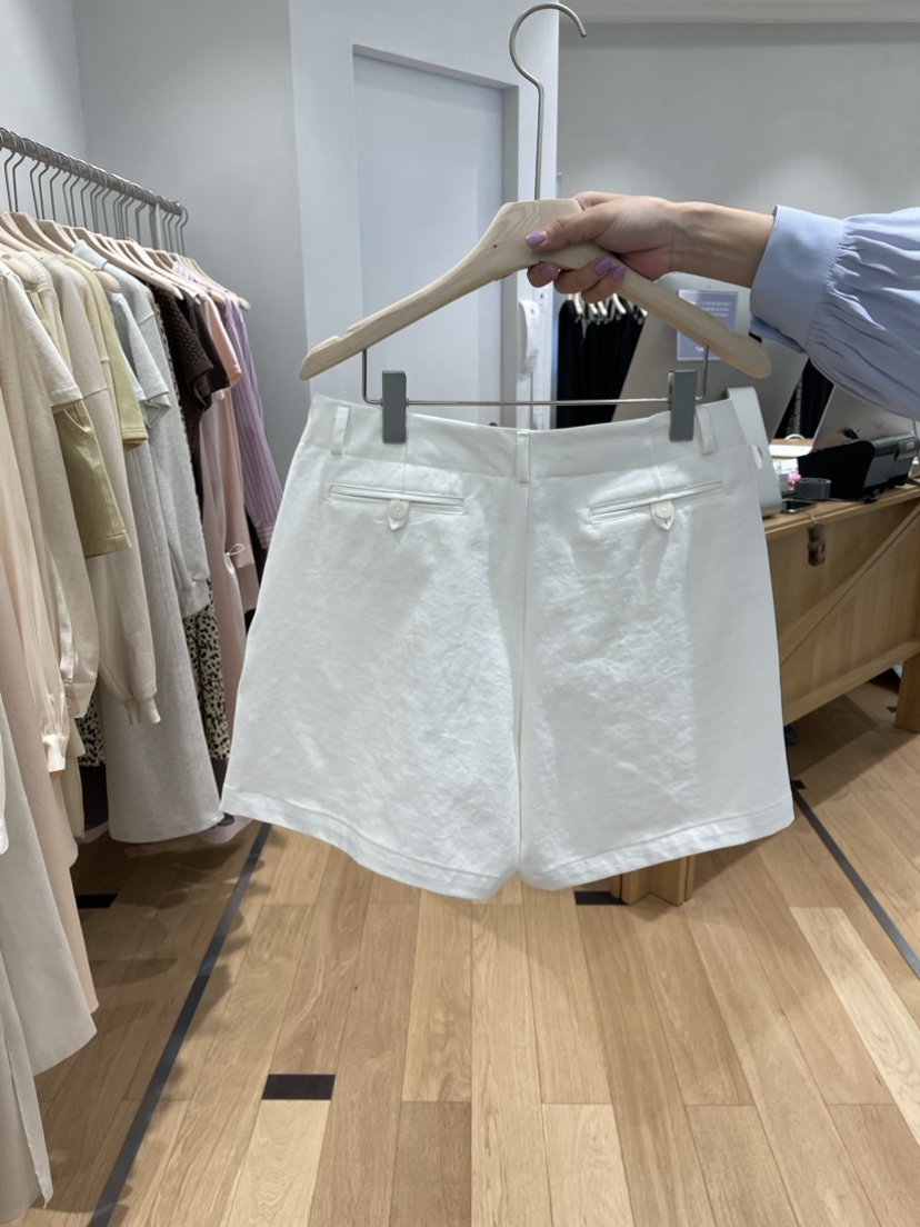 VILLETTE/REFORM韓國直郵東大門實拍女裝新品24春夏短褲CREAM-P短褲