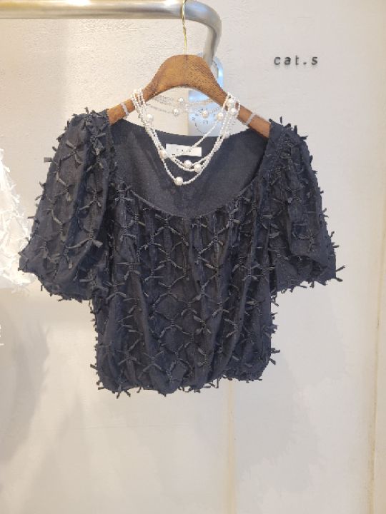 CATS韓國直郵女裝新品休閑推薦職業真品人氣熱賣襯衫蕾絲衫Cat.s____襯衫/蕾絲衫
