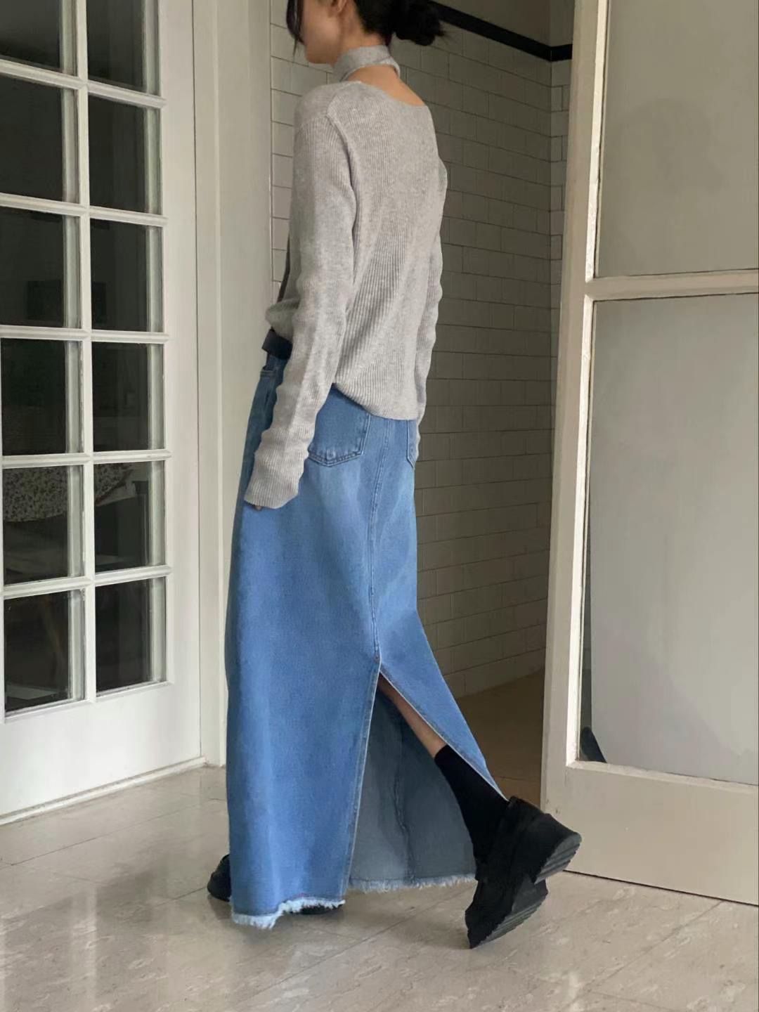 NEAR LEAP韓國直郵東大門實拍女裝新品熱賣24春夏時尚長裙NEAR LEAP長裙