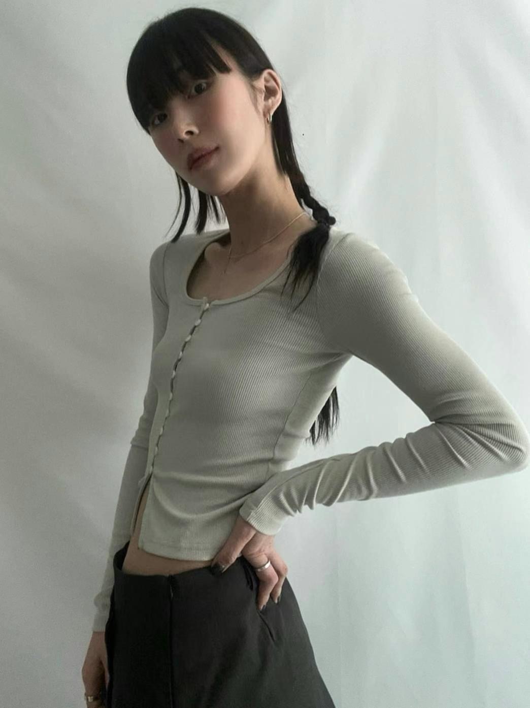 NEAR LEAP韓國直郵東大門代購女裝新品人氣真品職業針織衫NEAR LEAP針織衫圖色2