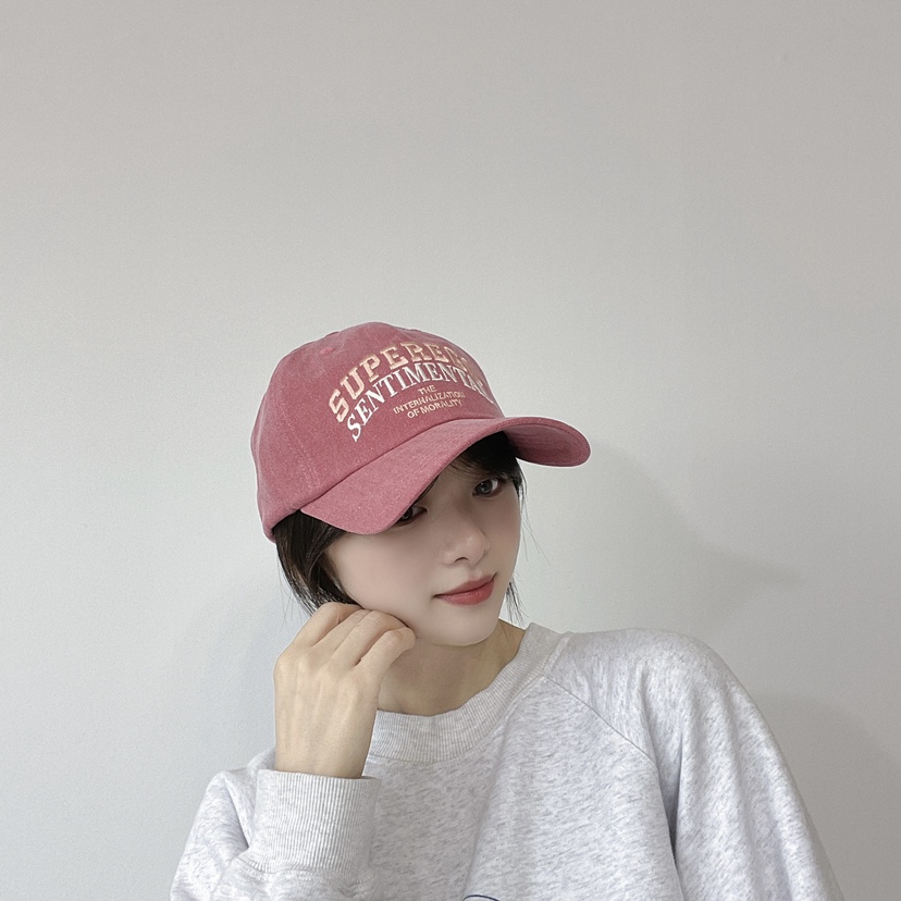 ONNI韓國直郵東大門代購女裝新品24春夏熱賣休閑時尚帽子LOVELY HAT帽子