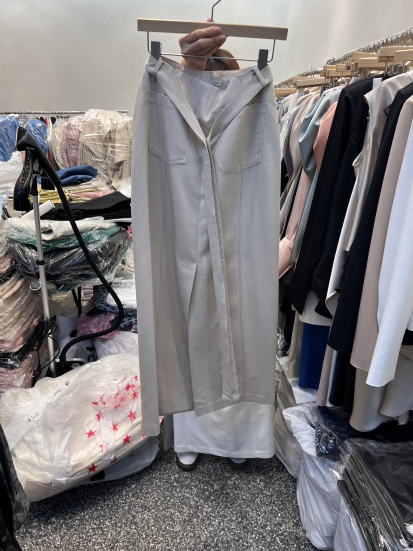 RIJINA韓國直郵東大門代購女裝新品真品休閑24春夏半身裙中短裙RIJINA半身裙/中短裙