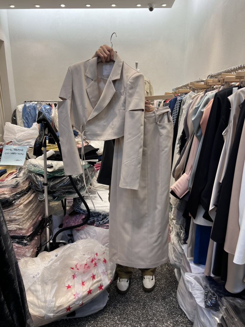 RIJINA韓國直郵東大門代購女裝新品真品休閑24春夏半身裙中短裙RIJINA半身裙/中短裙