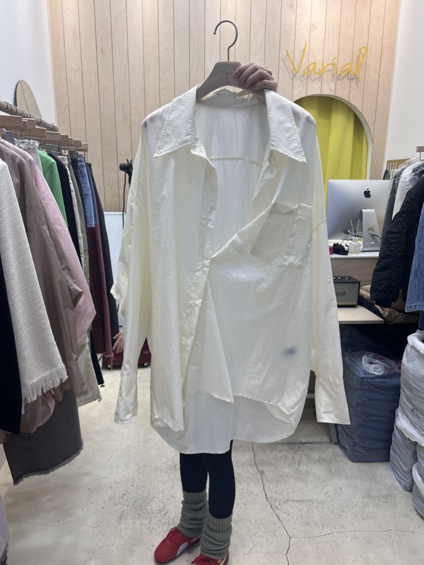 VARIAL韓國直郵東大門實拍女裝新品人氣真品24春夏襯衫蕾絲衫VARIAL襯衫/蕾絲衫圖色1