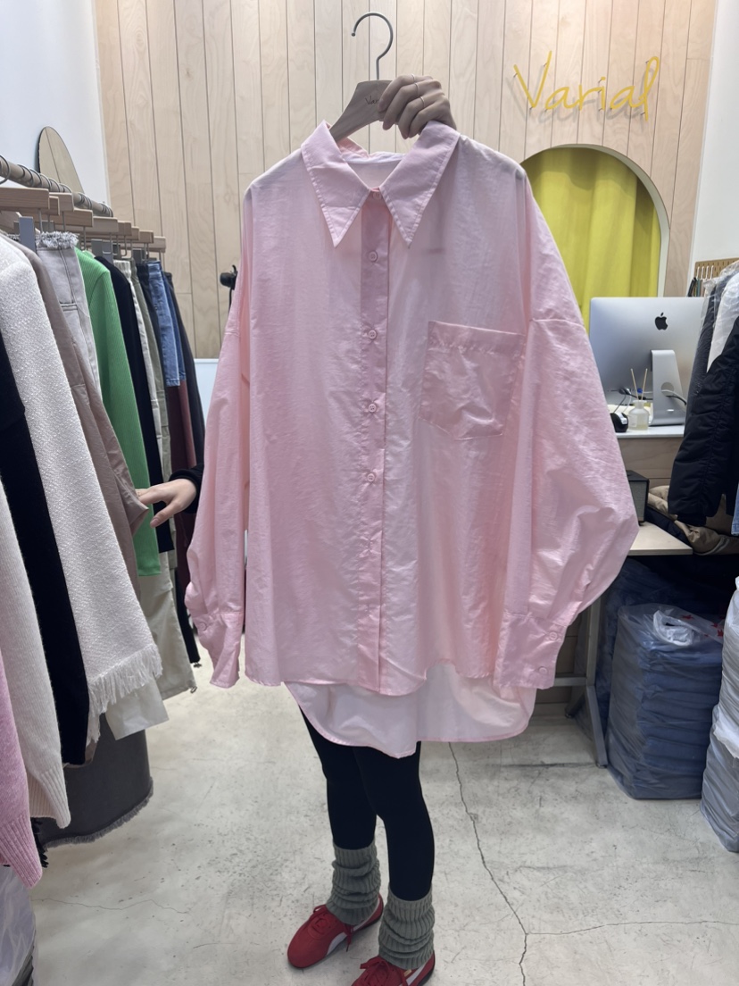 VARIAL韓國直郵東大門實拍女裝新品人氣真品24春夏襯衫蕾絲衫VARIAL襯衫/蕾絲衫圖色3