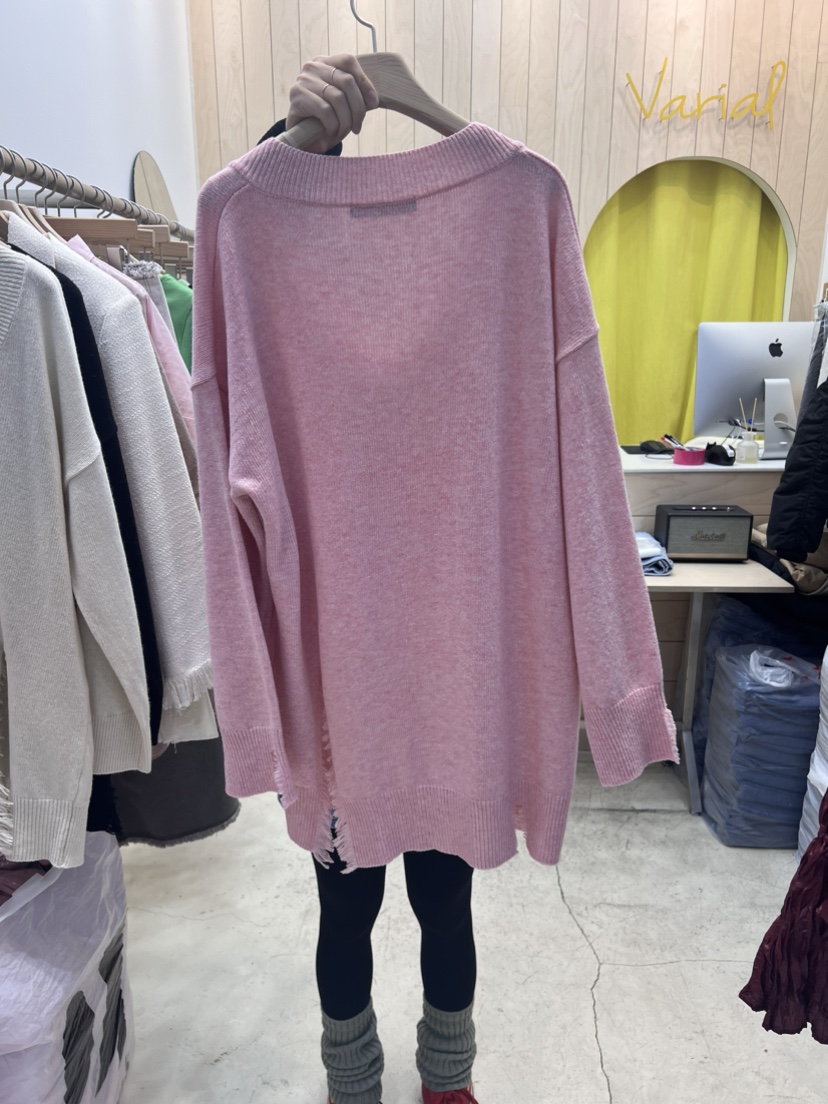 VARIAL直郵韓國代購女裝新品職業推薦休閑時尚24春夏毛衣VARIAL毛衣