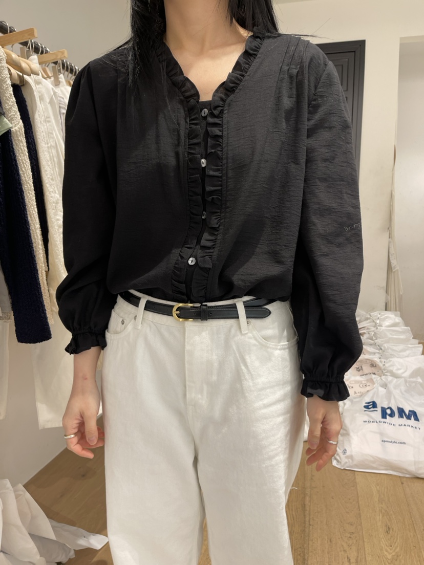 VENIR韓國直郵東大門代購女裝新品職業推薦熱賣時尚襯衫蕾絲衫VENIR-a襯衫/蕾絲衫圖色3