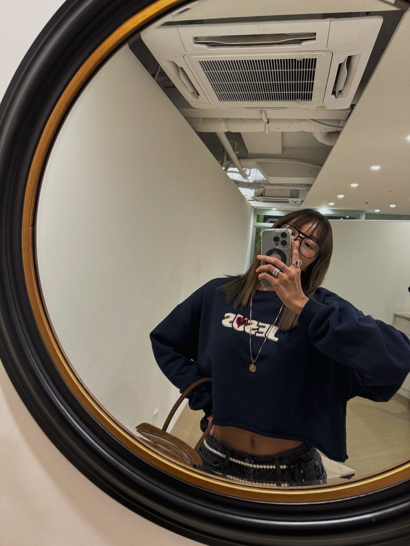 ABBEYLEE韓國直郵東大門實拍女裝新品24春夏職業熱賣衛衣ABBEYLEE衛衣