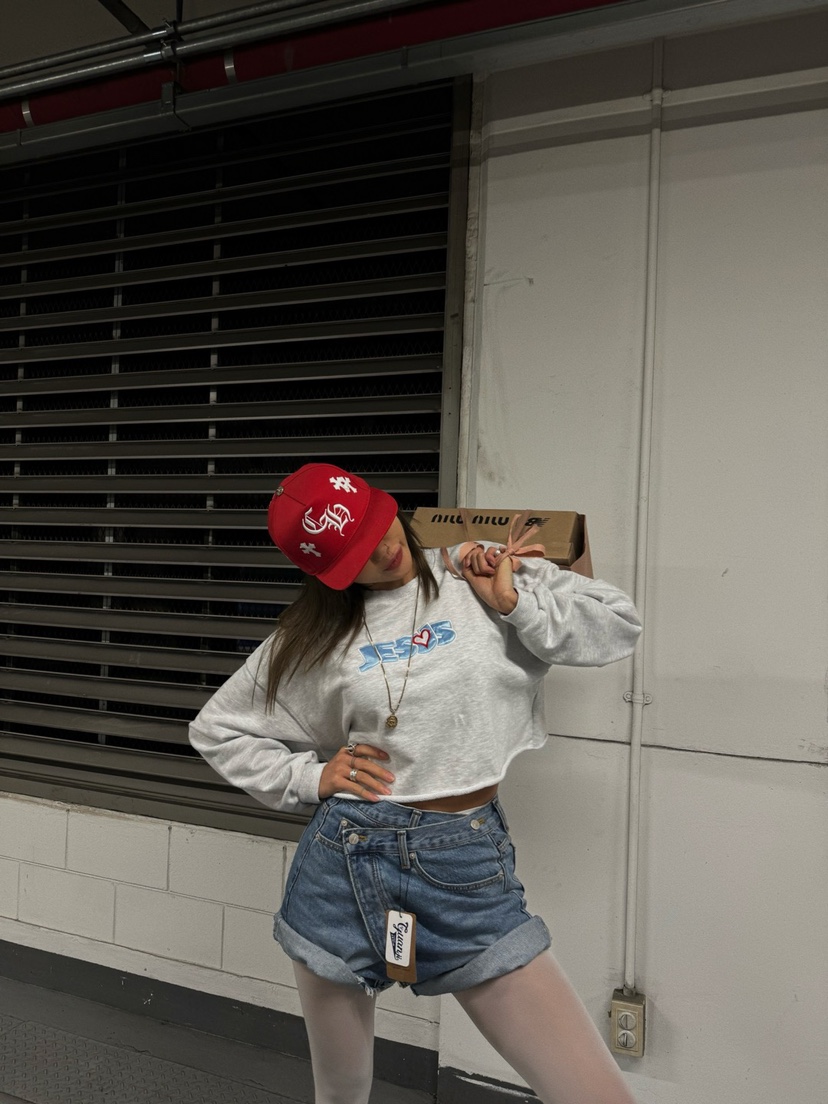 ABBEYLEE韓國直郵東大門實拍女裝新品24春夏職業熱賣衛衣ABBEYLEE衛衣