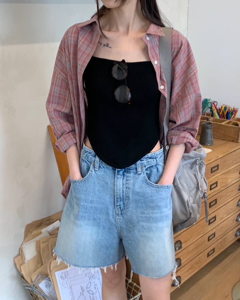 ALMOND PEPE韓國直郵東大門代購女裝新品職業人氣吊帶背心ALMOND PEPE吊帶/背心
