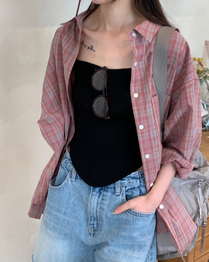 ALMOND PEPE韓國直郵東大門代購女裝新品職業人氣吊帶背心ALMOND PEPE吊帶/背心