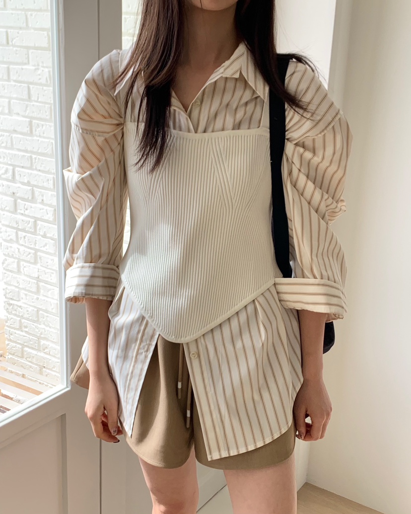 ALMOND PEPE韓國直郵東大門代購女裝新品職業人氣吊帶背心ALMOND PEPE吊帶/背心