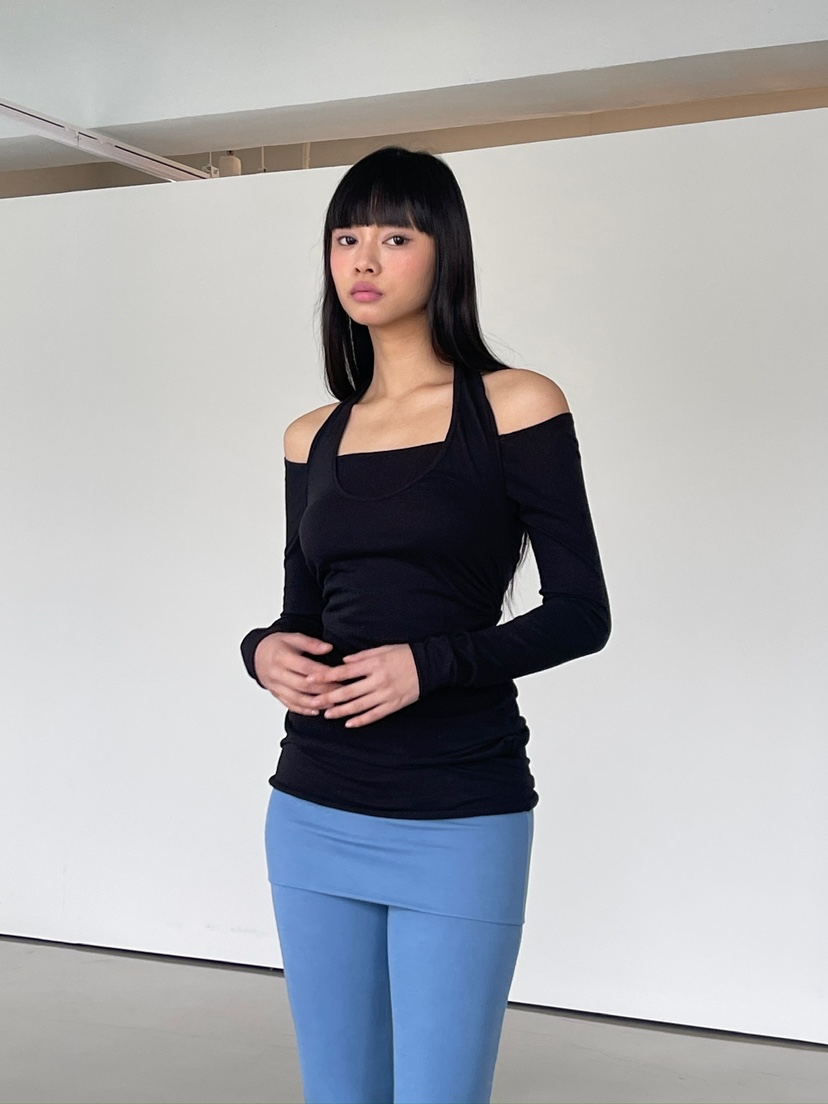 ANOTHER AVENUE韓國直郵東大門實拍女裝新款熱賣休閑長袖T恤ANOTHER AVENUE長袖T恤
