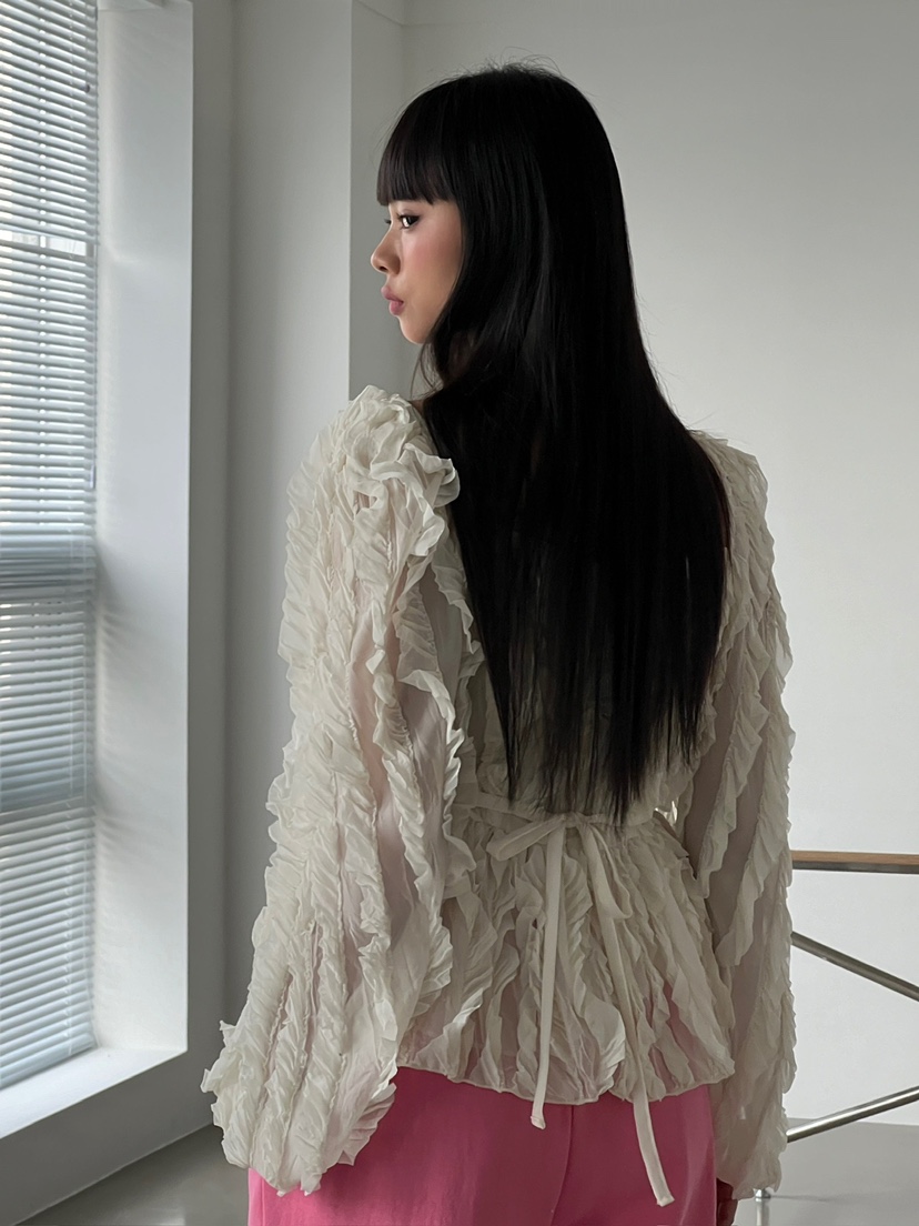 ANOTHER AVENUE韓國直郵東大門實拍女裝新品休閑襯衫蕾絲衫ANOTHER AVENUE襯衫/蕾絲衫