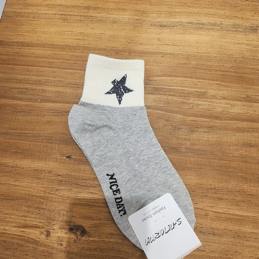 CACTUS-Q韓國直郵女裝新品熱賣24春夏真品推薦時尚休閑襪子CACTUS十雙起/可混搭襪子圖色3