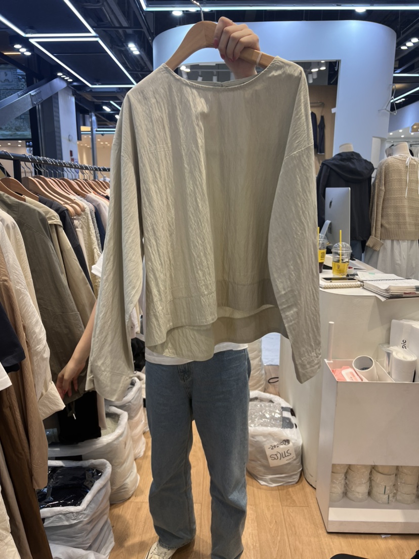 EPIC-S直郵韓國代購女裝新款24春夏真品人氣襯衫蕾絲衫蕾絲TARA襯衫/蕾絲衫圖色4