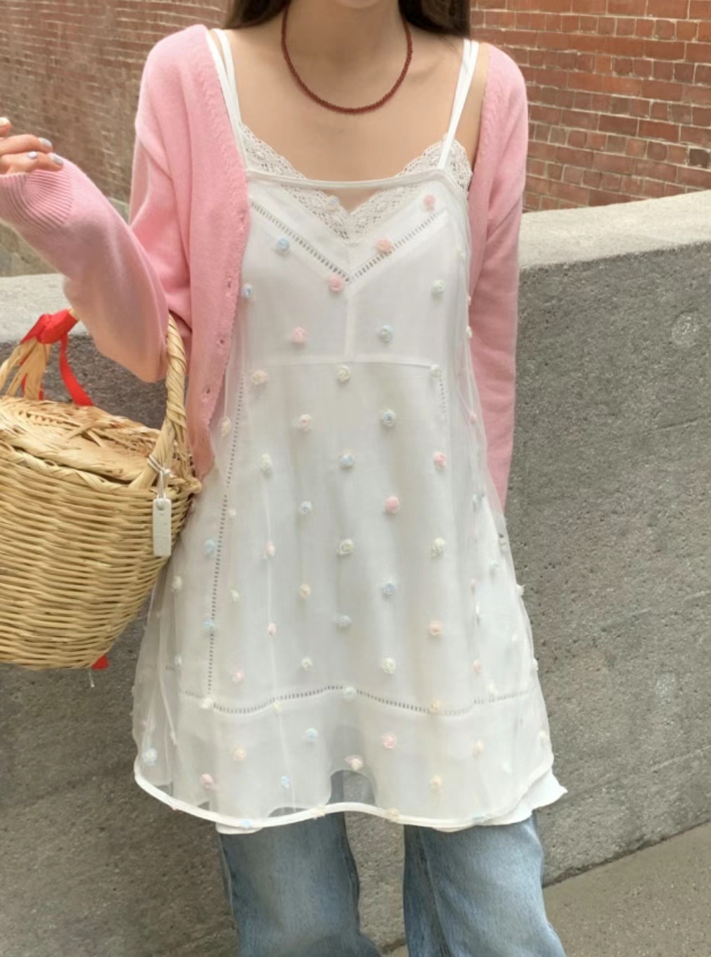 HOPPER直郵韓國代購女裝新品熱賣真品推薦人氣24春夏連衣裙HOPPER/LAY OVER連衣裙