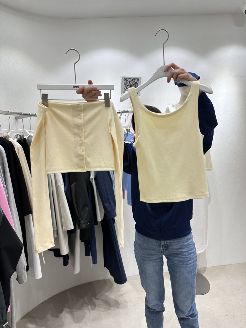 inni韓國直郵東大門實拍女裝新品推薦職業24春夏人氣套裝inni套裝