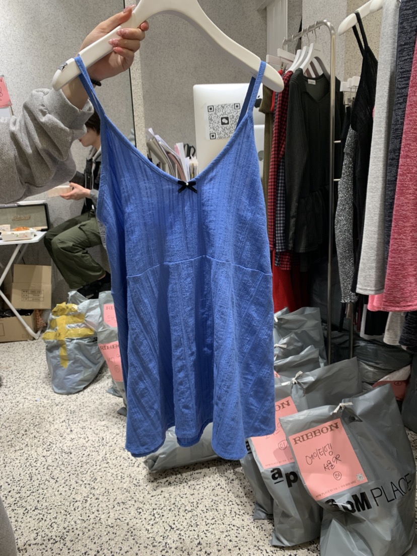 RIBBON韓國直郵女裝新品休閑時尚職業真品熱賣24春夏吊帶背心THE MARIN吊帶/背心圖色2