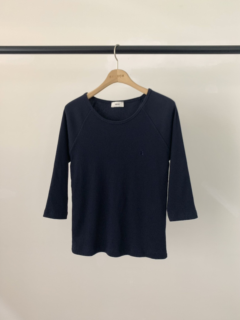 BRUNCH/WEARABLE韓國直郵女裝新品時尚休閑人氣24春夏T恤TAFFETAT恤圖色3